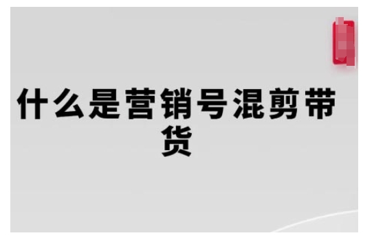 营销号混剪带货，从内容创作到流量变现的全流程，教你用营销号形式做混剪带货-不二学院