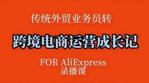 跨境电商速卖通运营课，​运营方法论+后台实操，逻辑清晰-不二学院