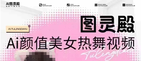 全网首发，原价988图灵殿AI颜值美女热舞视频，云端生图，轻松过原创-不二学院