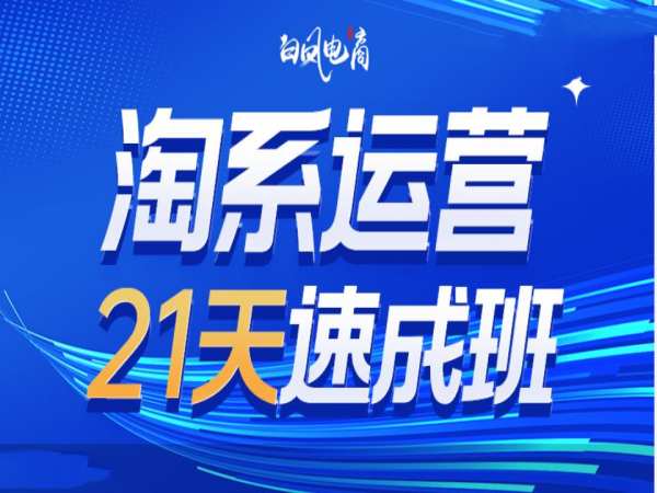 淘系运营21天速成班35期，年前最后一波和2025方向-不二学院